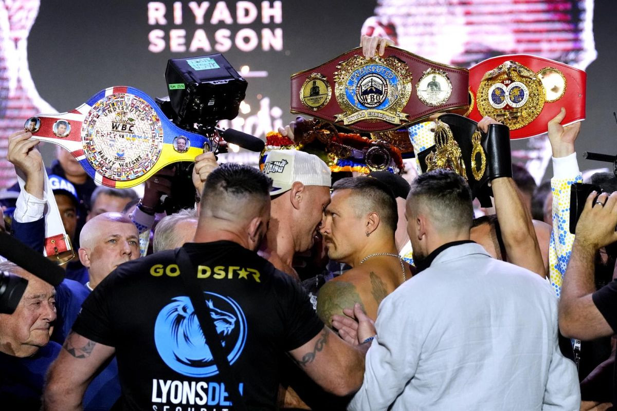Mir je kratko trajao: Tyson Fury napao Usyka na vaganju