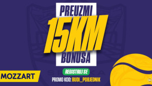 Mozzart ponovo časti! Preuzmi 15 KM bonusa
