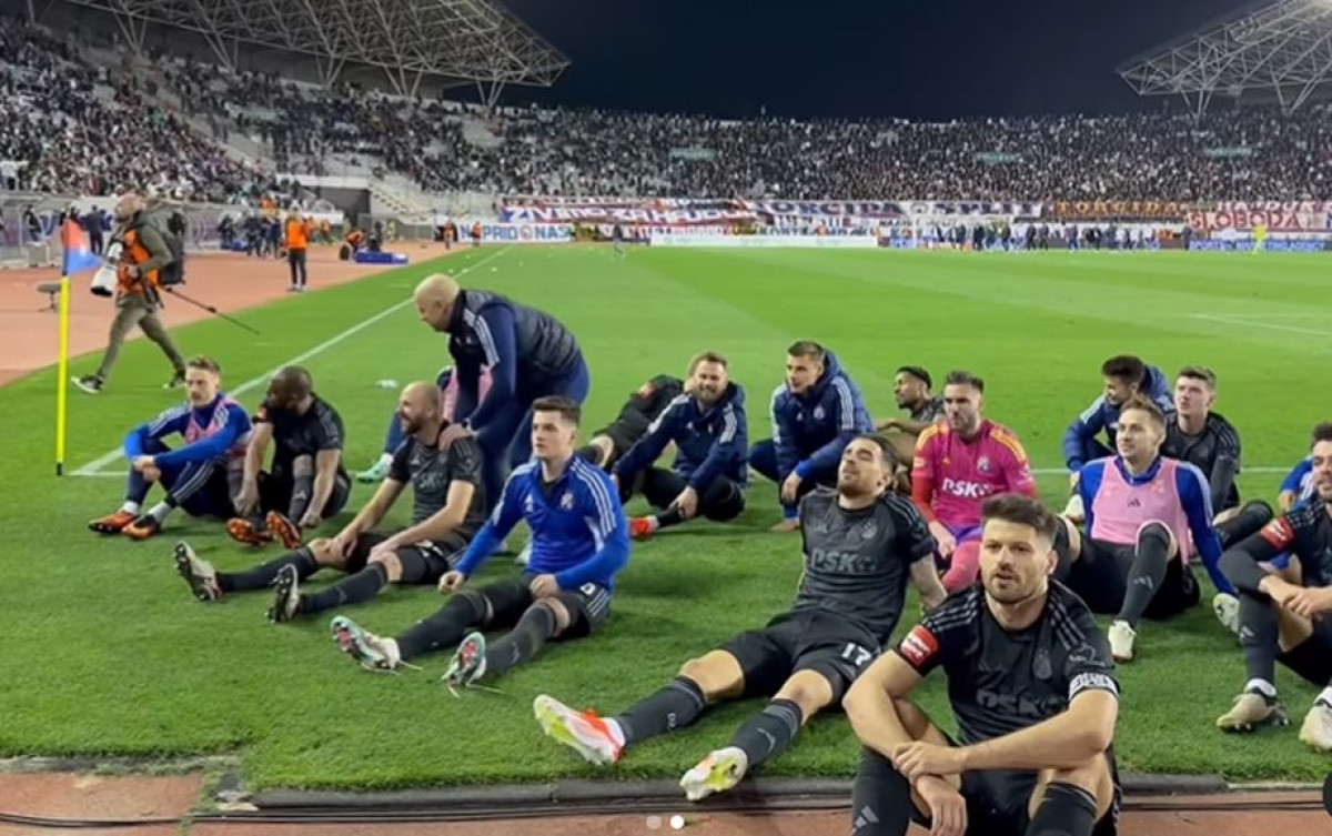 Navijači Hajduka u očaju napuštali Poljud, pa čuli šta pjevaju igrači i navijači Dinama