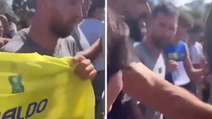 Dječak raširio Ronaldov dres, Messi nije mogao da se suzdrži, napravio ono o čemu svi pričaju