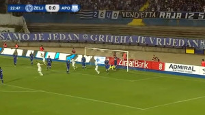 Željezničar primio jeftin gol, Apollon poveo na Grbavici