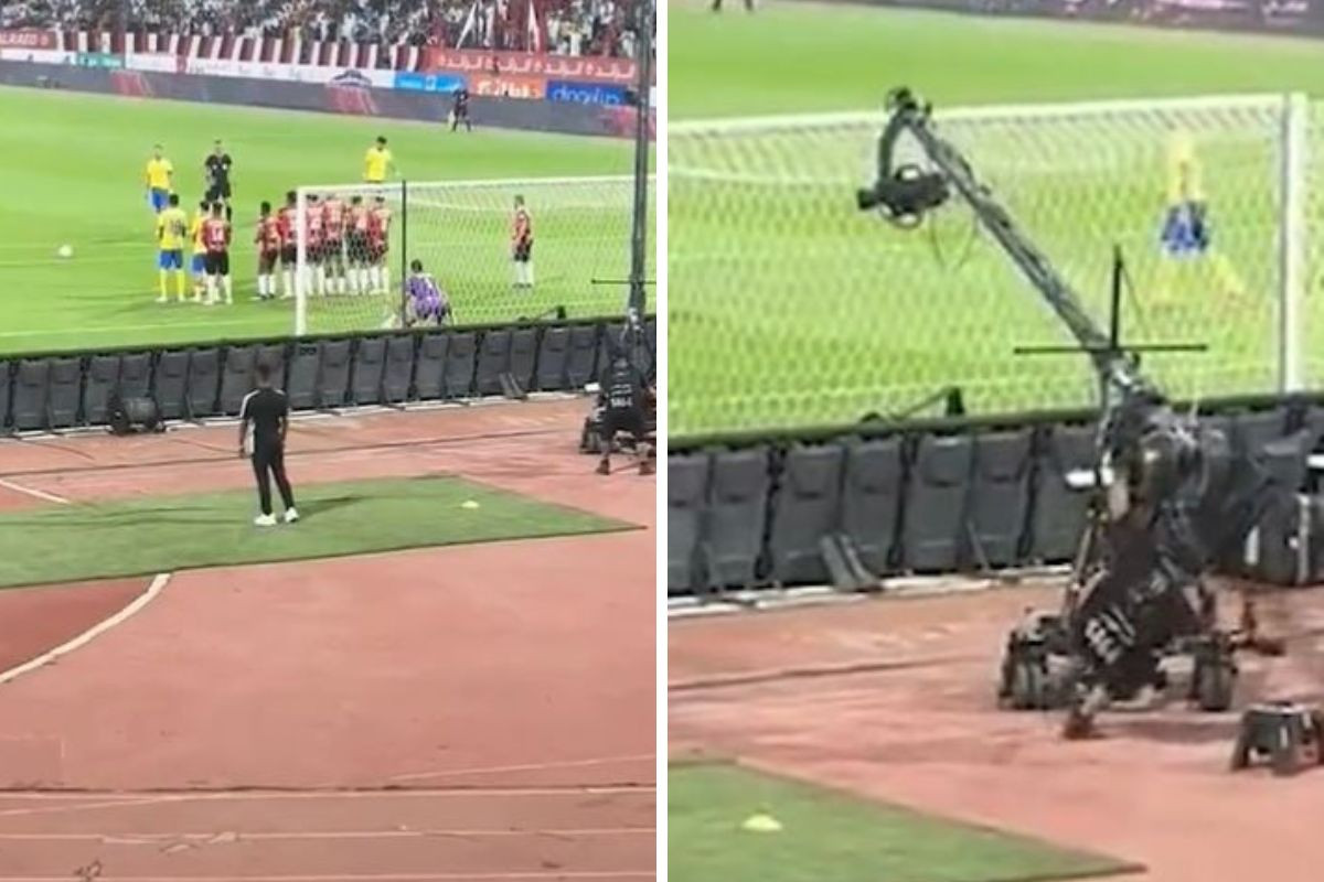 Ronaldo nokautirao kamermana! Ronaldo nokautirao kamermana!