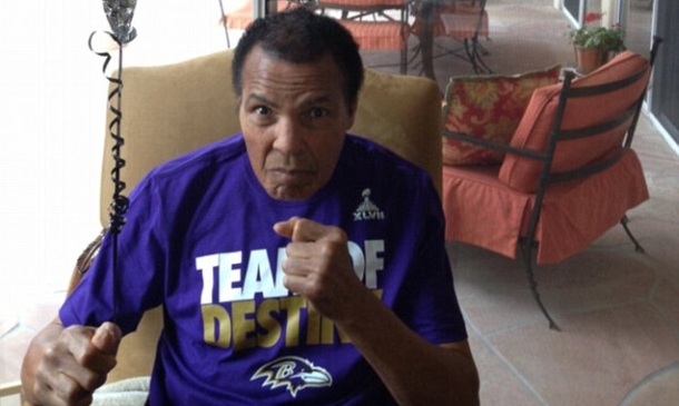 I Muhammad Ali pratio Super Bowl
