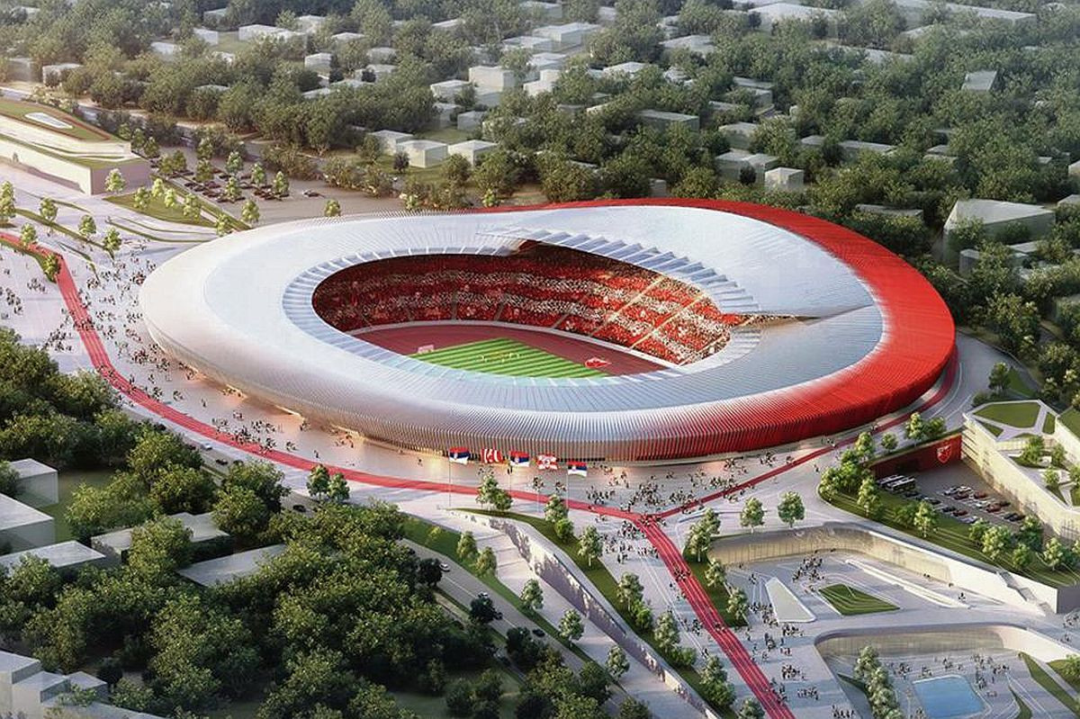 Crvena zvezda pravi novi stadion: Ovo će biti svemirska Marakana!