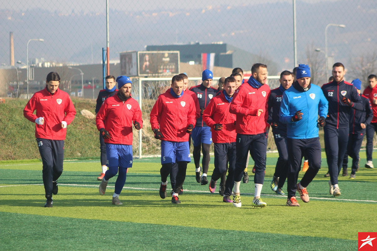 Nakon prozivke FK Borac održao prvi trening u 2020. godini