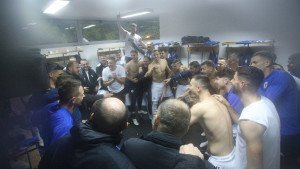 Slavlje iz svlačionice: Zeljković u glavnoj ulozi!