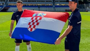 Bivši igrač Zvezde izazvao haos u Srbiji nakon što je ponosno pozirao sa zastavom Hrvatske