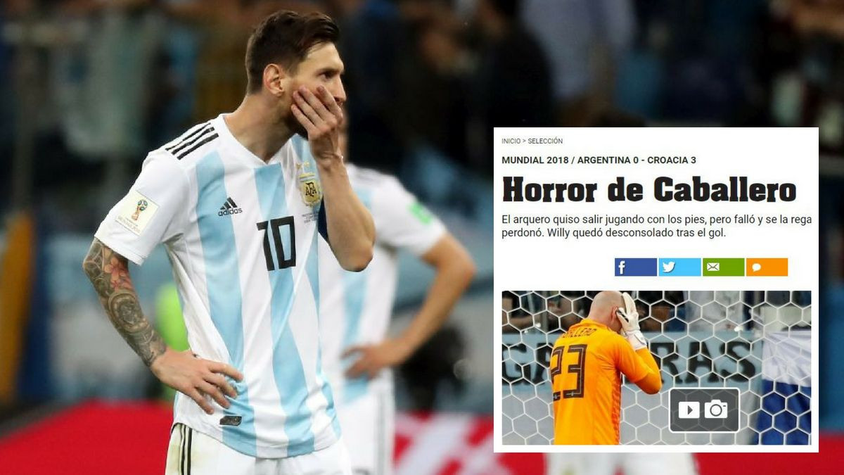 Naslovi argentinskih medija su pravi hit: "Horor Caballera", "Argentina je ruglo SP-a"