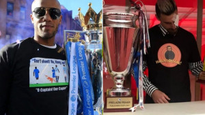 I Manchester City ima svog Stanojevića: Kompany na proslavi titule majicom privlačio pažnju