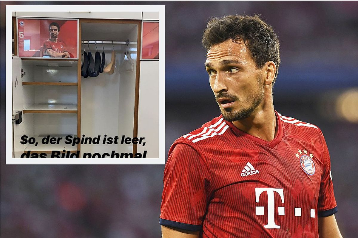 Hummels ispraznio ormarić u Bayernu, slikao ga i poslao zagonetnu poruku