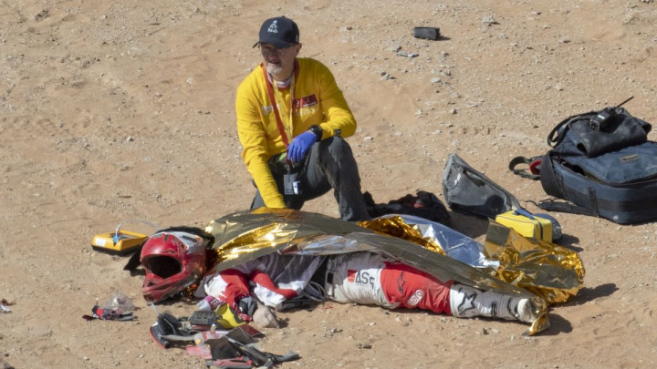 Dramatične fotografije sa tragične nesreće na reliju Dakar