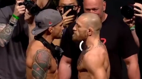 Nikad mirniji Conor McGregor oči u oči sa Dustinom Poirierom