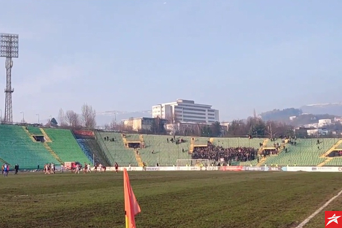Pogledajte kako su navijači na Koševu reagovali nakon poraza Sarajeva od Veleža