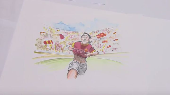 Totti kroz crteže ispričao svoju životnu priču
