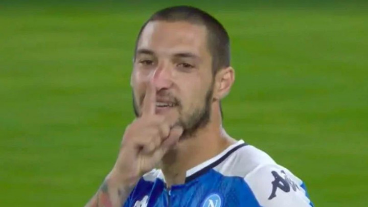 Politano zabio gol, a onda se okrenuo prema igračima Juventusa i pokazao im da ušute
