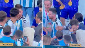 Patetično ponašanje Nusreta: Napravio je skandalozan potez, Messi ga je "ubio" pogledom