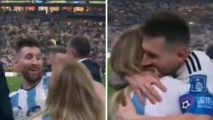 Svi su mislili da mu je majka, ali je otkriven pravi identitet žene koju je Messi zagrlio