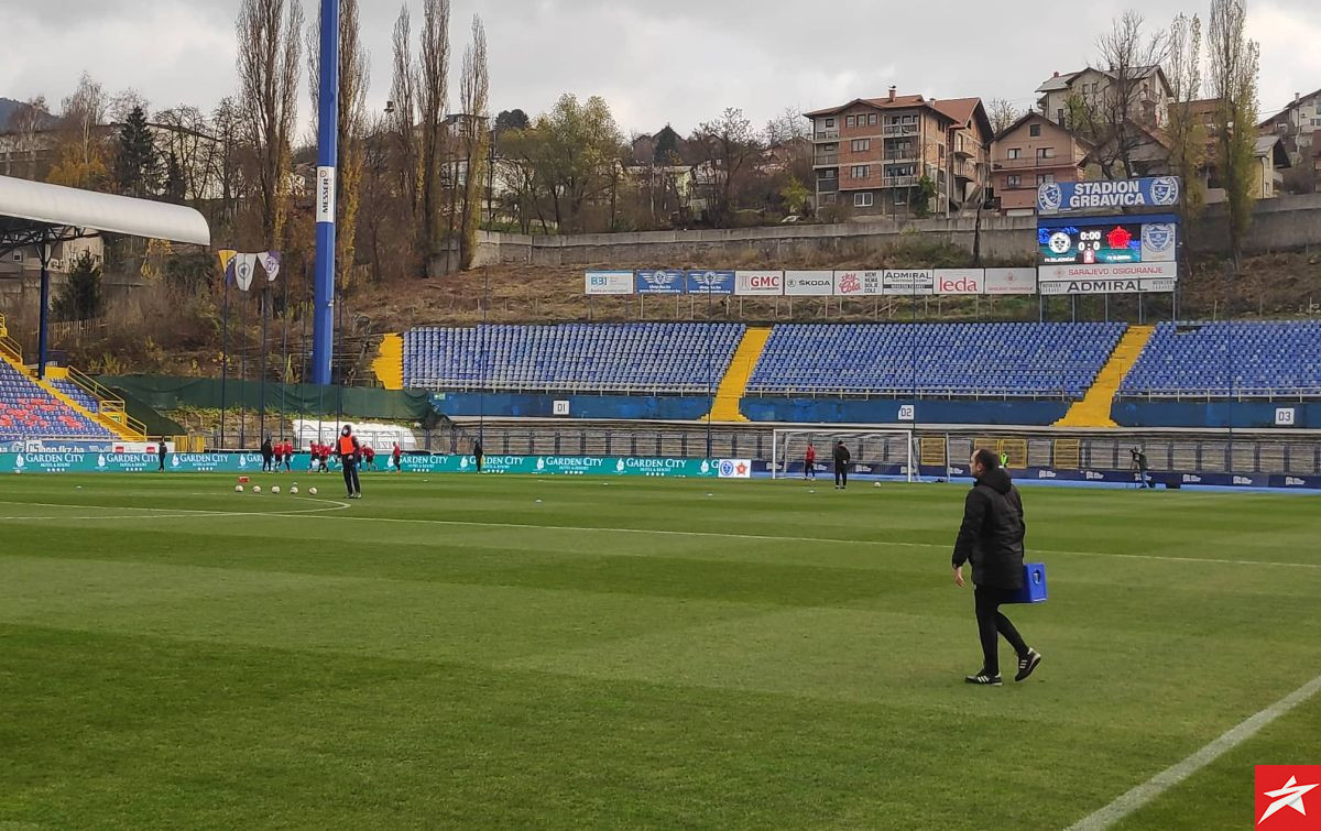 Grbavica spremna za meč Željezničara i Slobode Grbavica spremna za meč Željezničara i Slobode