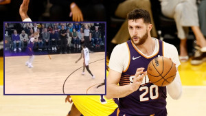 Pa šta radi čovjek: Nurkić pogodio "iz svlačionice"!