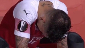 Lucas Torreira nije mogao zaustaviti suze nakon poraza u finalu
