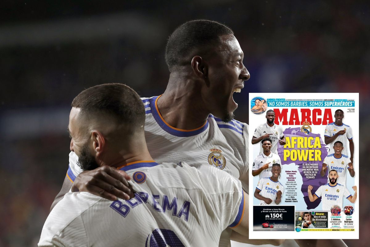Real Madrid usred kontroverze zbog Marcine naslovnice - "Africa power"