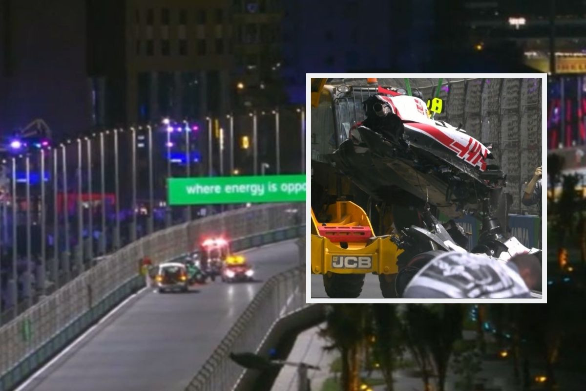 Kamere prestale da ga snimaju, bolid prepolovljen: Schumacher doživio stravičan udes!