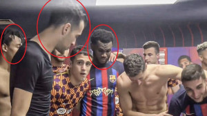 Igrači Barcelone gledaju i ne vjeruju u kakvom stanju je noga Lewandowskog nakon El Clasica