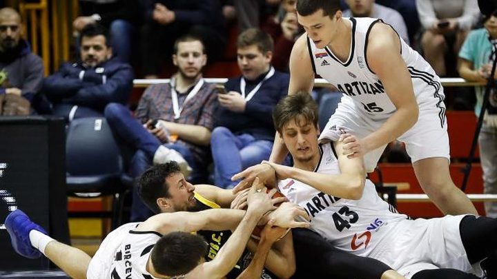 Žestoka borba igrača Partizana, ali poraz nije izbjegnut