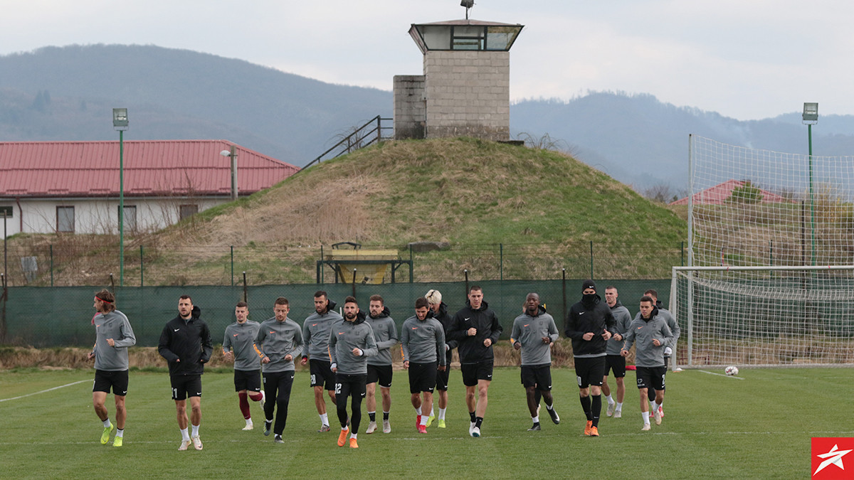 Trening centar FK Sarajevo: Pripreme za derbi u punom jeku
