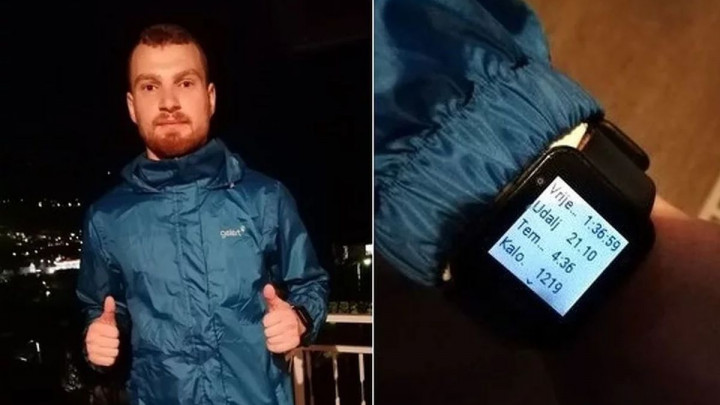 Među rijetkima u svijetu: Bosanac Emir Hastor na terasi uspio istrčati polumaraton