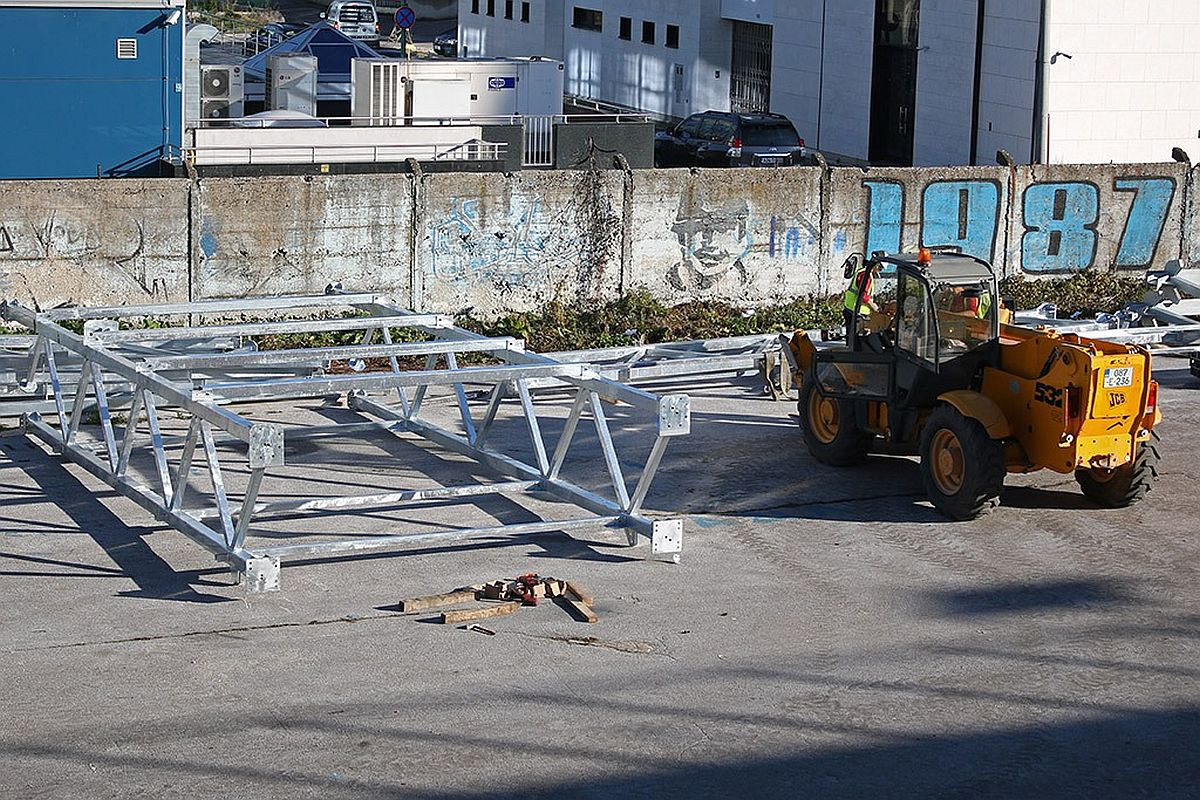 Počeli radovi na krovu istočne tribine stadiona Grbavica 