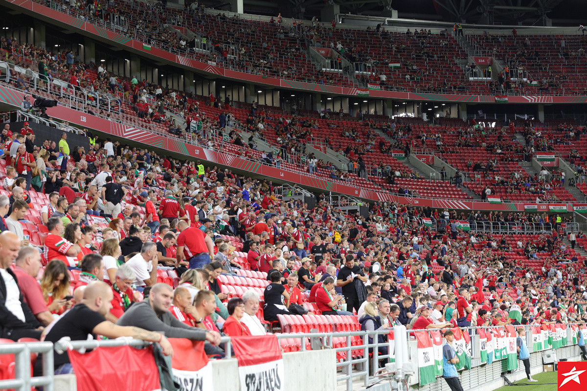 Spektakl se sprema u Budimpešti, lagano se pune tribine Puškaš Arene Spektakl se sprema u Budimpešti, lagano se pune tribine Puškaš Arene