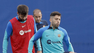 Pique došao na trening Barcelone, ali su svi odmah shvatili da s njim nešto nije u redu