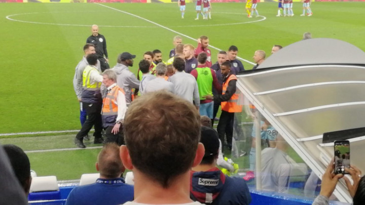 Fizički obračun na Stamford Bridgeu, Rudiger u prvom planu