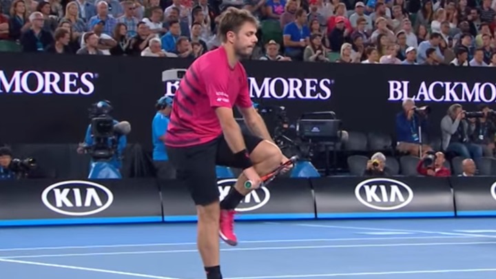 Wawrinka iskalio bijes na reketu