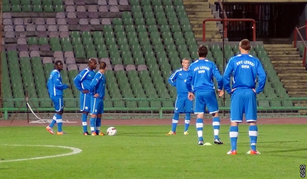 Fudbaleri Levskog trenirali na Koševu