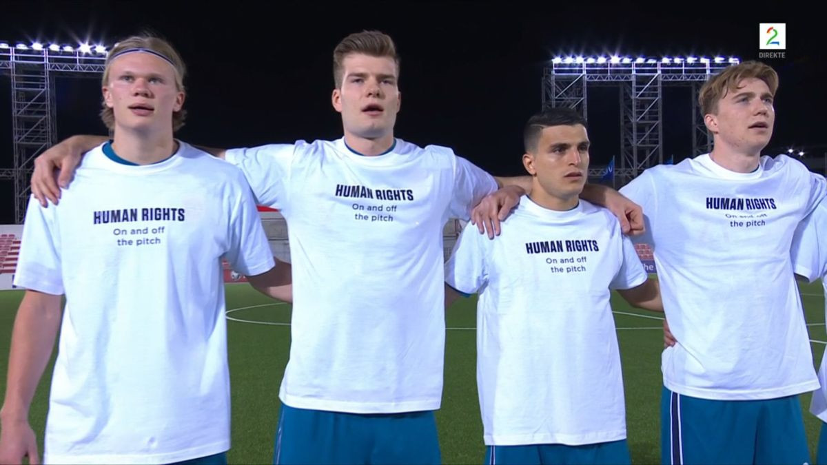 Majice norveških fudbalera su privukle pažnju: Traže zaštitu ljudskih prava u Kataru
