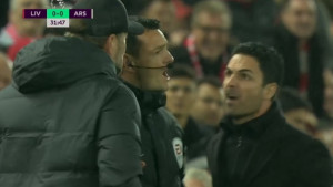 Žestok obračun Kloppa i Artete na Anfieldu