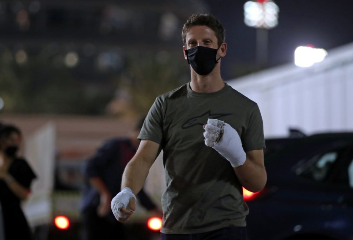 Romain Grosjean pet godina nakon jezive nesreće ponovo za volanom Formule 1 Romain Grosjean pet godina nakon jezive nesreće ponovo za volanom Formule 1