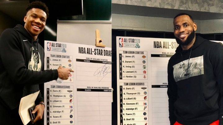 LeBron i Giannis odabrali ekipe za All Star