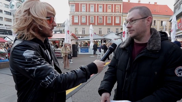 Izet Hajrović se maskirao i napravio šou u centru Zagreba
