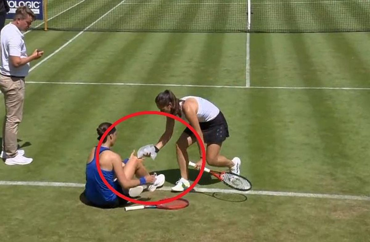 Sportska slika dana dolazi iz Berlina: Ukrajinka povrijeđena, Ruskinja trči da joj pomogne Sportska slika dana dolazi iz Berlina: Ukrajinka povrijeđena, Ruskinja trči da joj pomogne