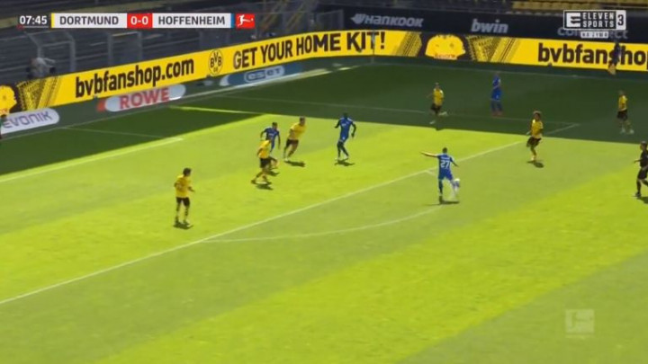 Majstorija Kramarića za vodstvo Hoffenheima protiv Borussije Dortmund