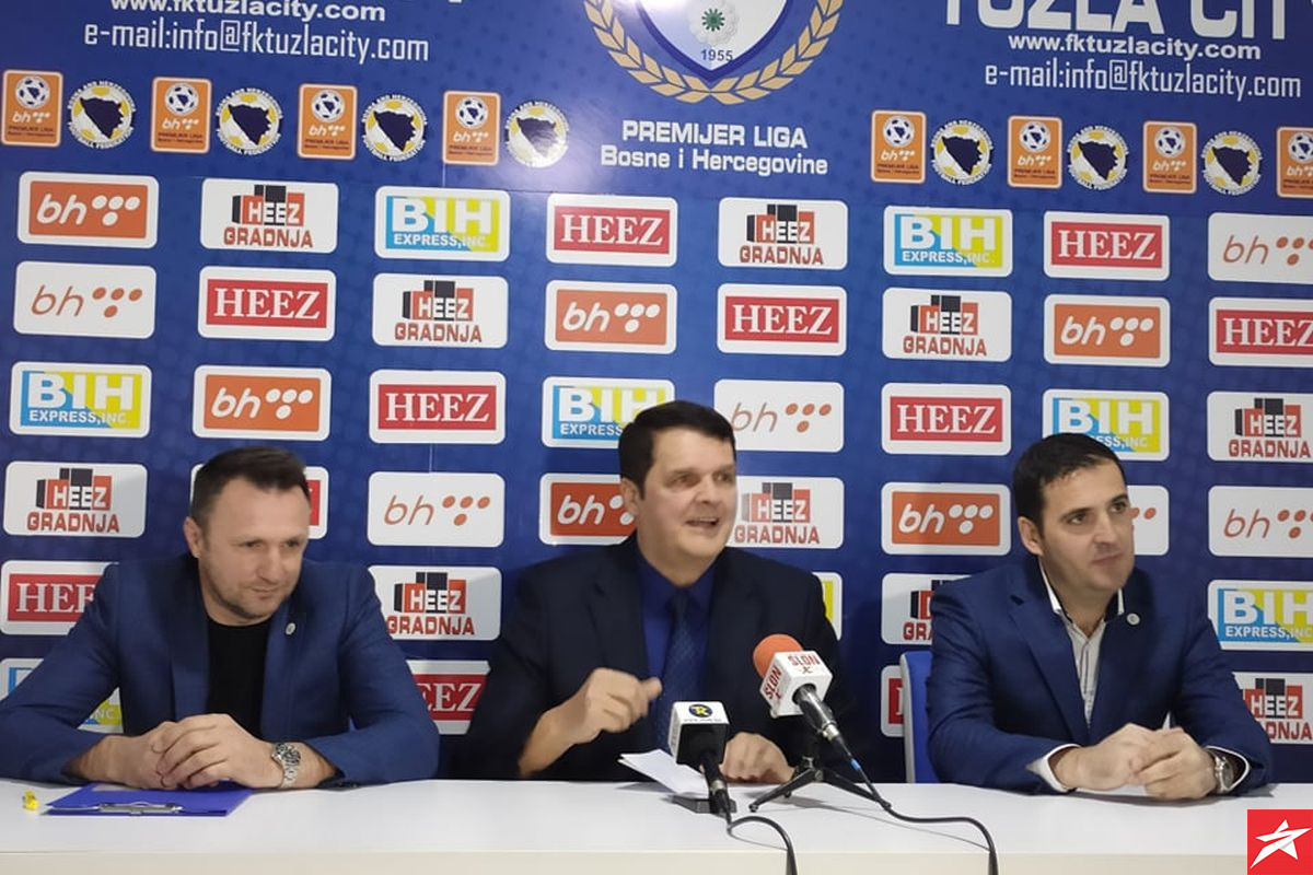 FK Tuzla City održao pressicu: "Dižemo glas zbog grada Tuzle i čovjeka koji ulaže u ovaj klub"