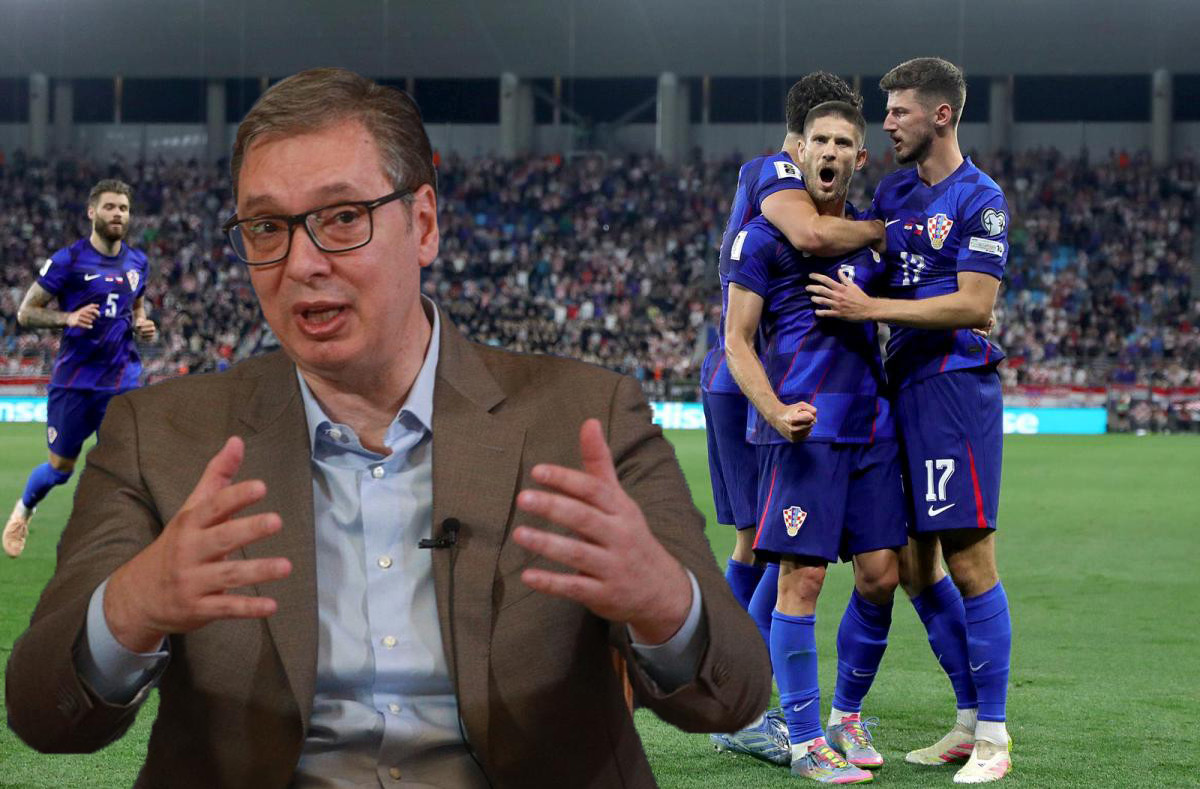 Otkriveno šta je Vučić naredio srpskim komentatorima kad prenose Hrvatsku: "Ne smijete da..." Otkriveno šta je Vučić naredio srpskim komentatorima kad prenose Hrvatsku: "Ne smijete da..."