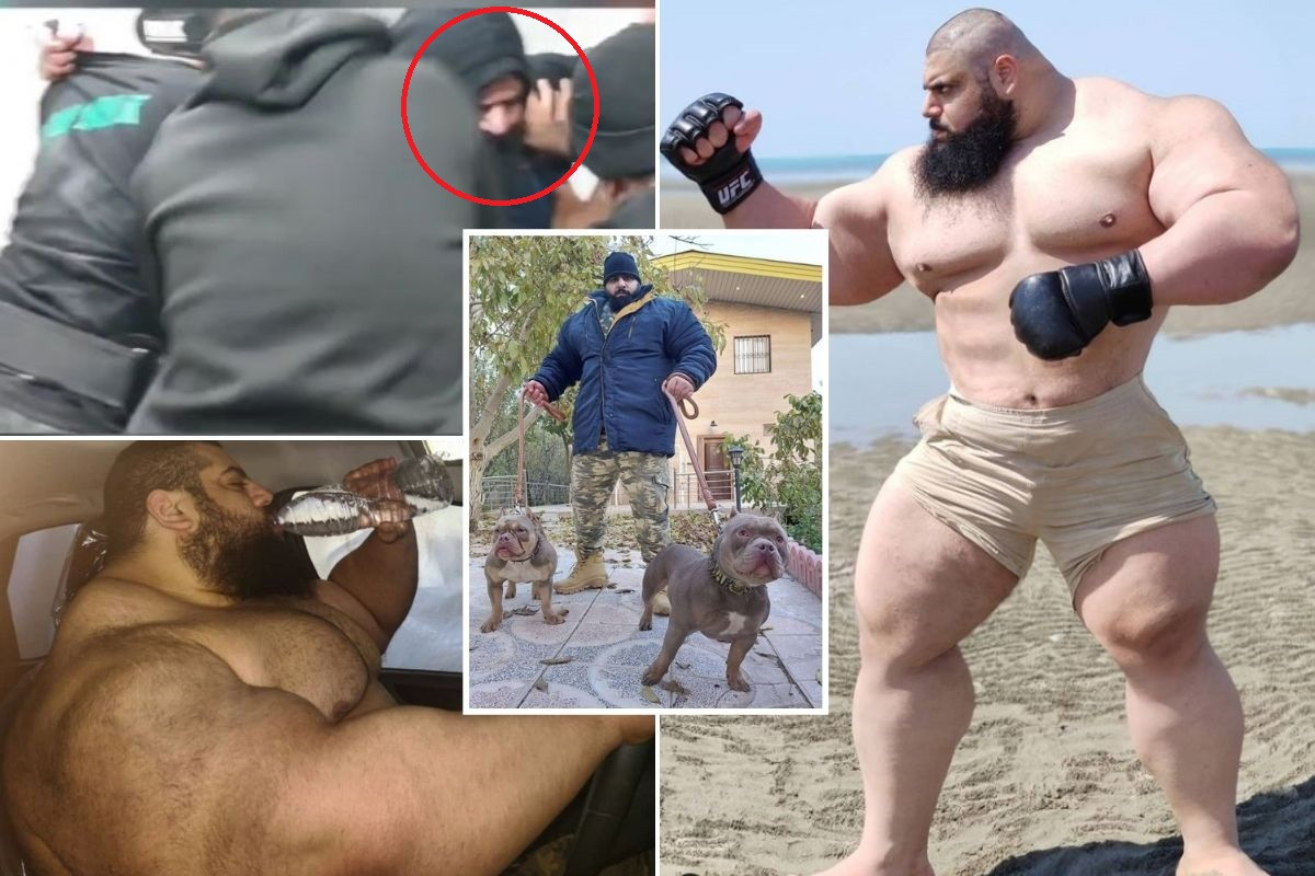 Na iranskog Hulka krenula četvorica: Kolos od 180 kg ih je povaljao kao čunjeve
