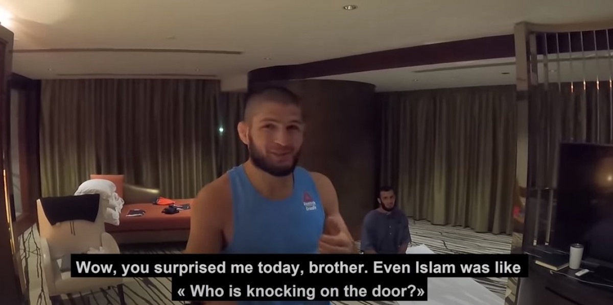 Khabibov jedan dan pred borbu: Namaz, žestok trening i velika sreća... Khabibov jedan dan pred borbu: Namaz, žestok trening i velika sreća...