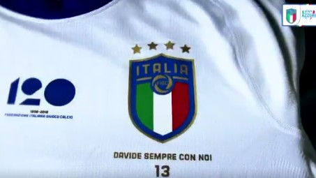Italija večeras u posebnim dresovima
