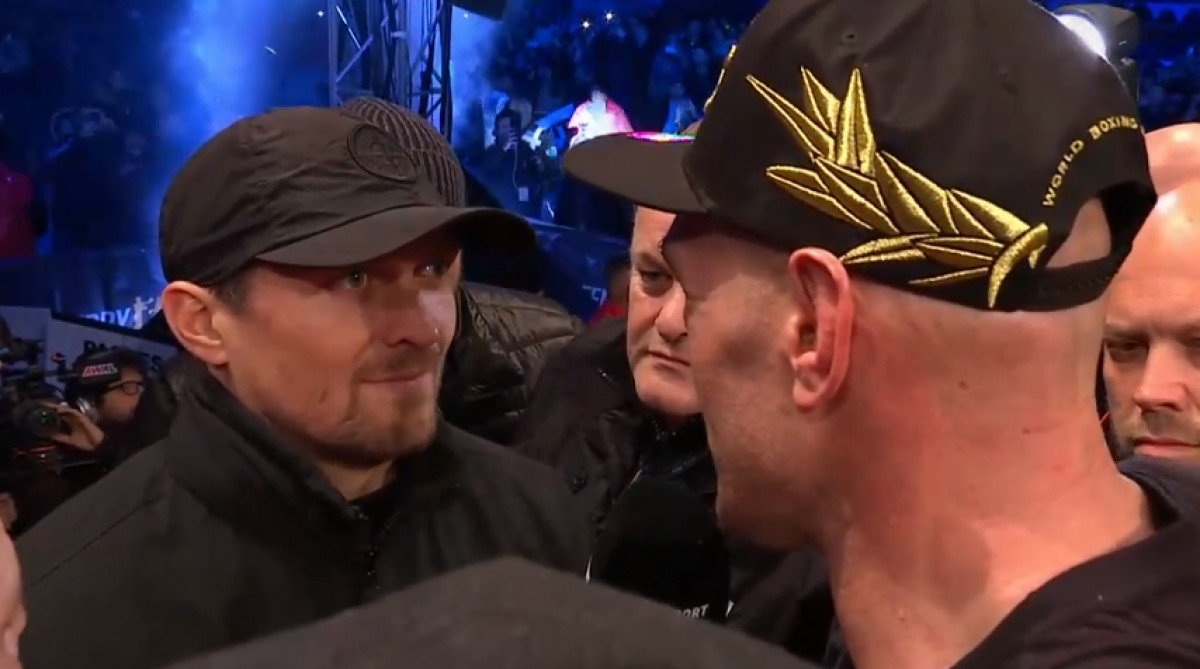 Usyk došao do ringa, a zatim je krenuo izliv bijesa Tysona Furyja
