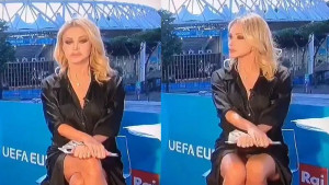 Postala hit na Twitteru: 60-godišnja novinarka pokazala međunožje tokom emisije Evropskog prvenstva